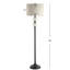 Lampe sur pied 60 po Layden