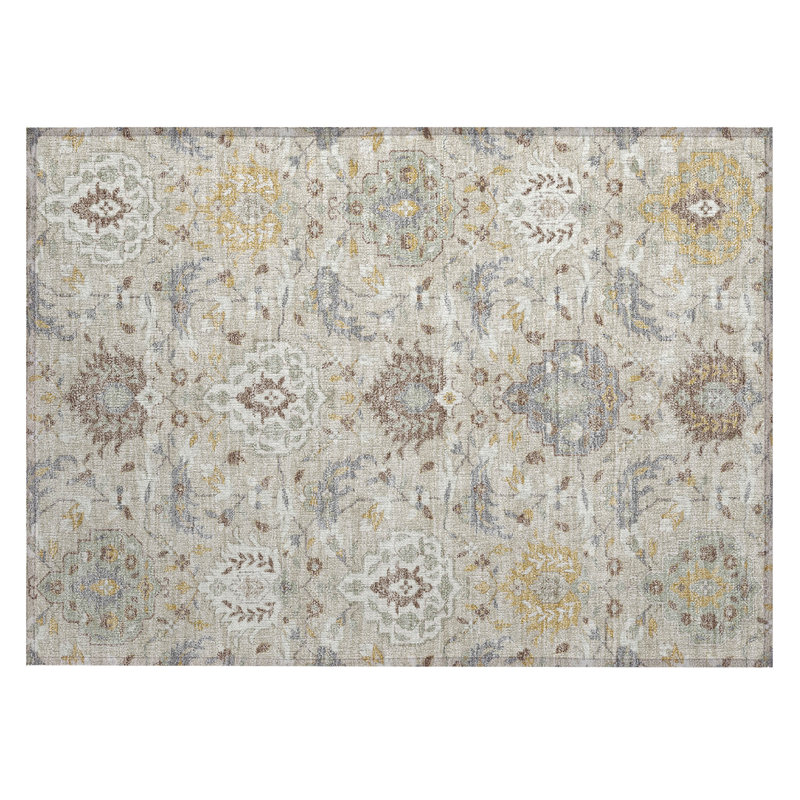  Machine Washable Indoor/Outdoor Chantille ACN1026 Rug, Rectangle 1'8" x 2'6"
