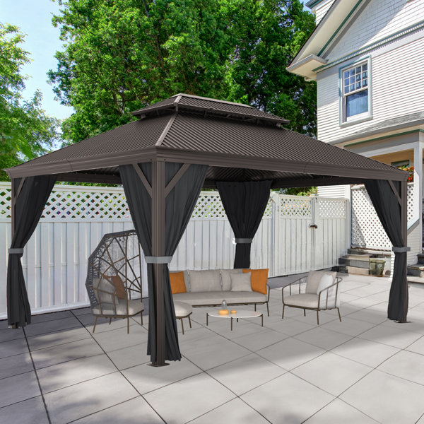 BESUNYST Aluminium Patio Gazebo | Wayfair