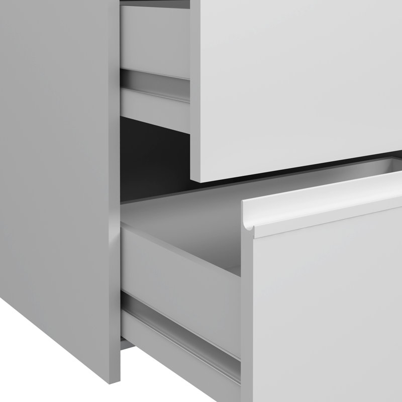 Kavalli 2 Door Sliding Wardrobe, White