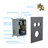 2-Function High-Pressure Rainfall Shower System, Tub Faucet Set