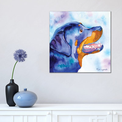 Black Lab II by Jo Lynch - Wrapped Canvas Gallery-Wrapped Canvas Giclée