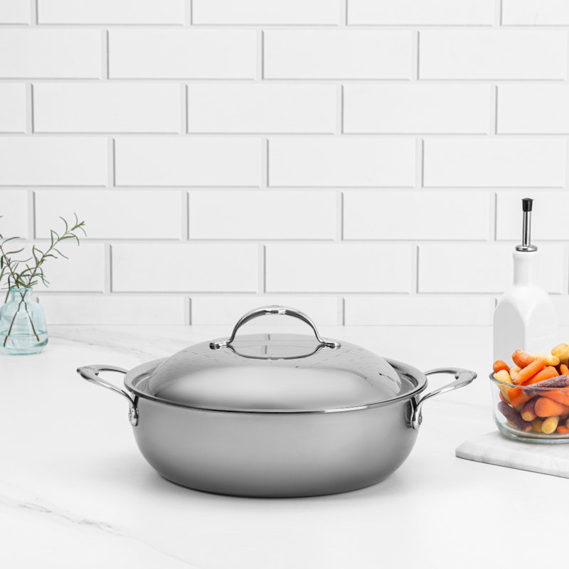 Hestan NanoBond 5 QT Dutch Oven w/ Dome Lid