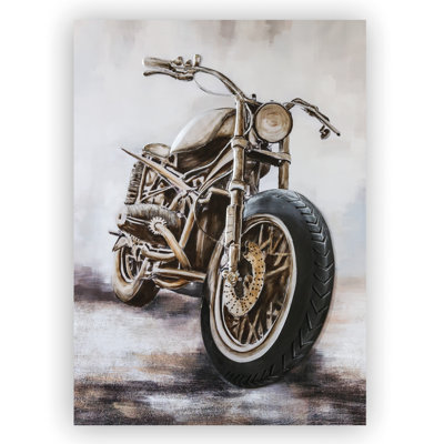 Custom Bike 1 Piece Painting on Canvas