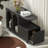 Mobile End Table With Lockable Wheels, A Drawer And Raised Tabletop Edge-368040282