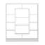 Cilegon 141.8cm H x 130cm W Bookcase-25304960