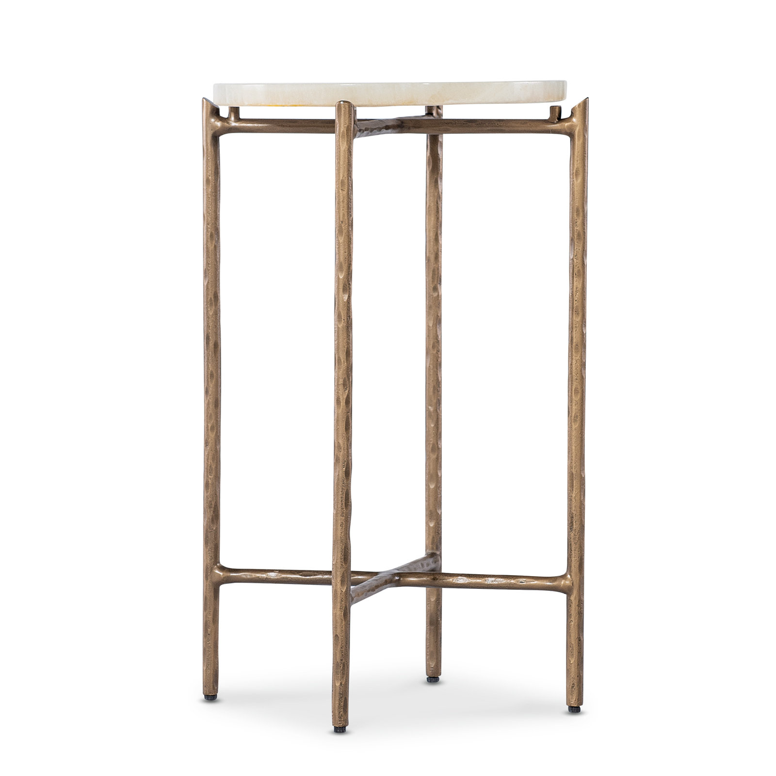 Melange Stone End Table