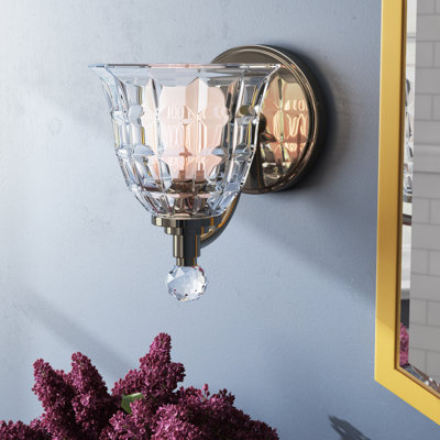  Applique murale 1 lumière Birone en nickel poli Birone