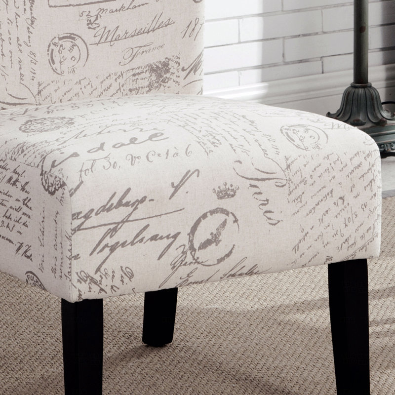 Fabric Armless Contemporary Accent Basic Accent Chair