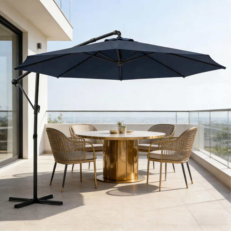 Parasol suspendu d'extérieur suspendu, parasol de patio