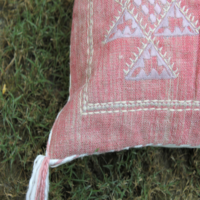 Lobos Indoor / Outdoor Geometric Backrest Pillow Cover