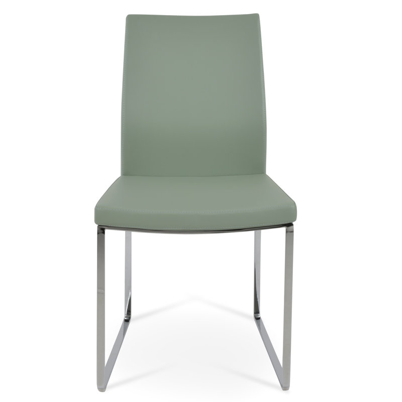 Pasha Sled Dining Chair, Mint