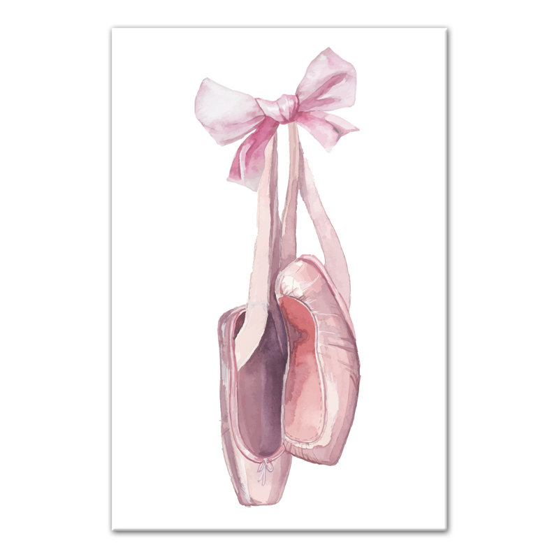 Art sur toile pour chaussures de ballet doux Bergman, H 24 po x l 16 po x P 1,25 po