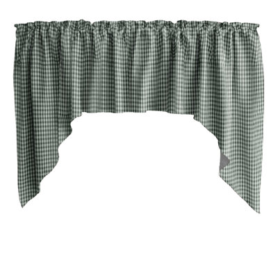 Cantonnière à carreaux Gingham