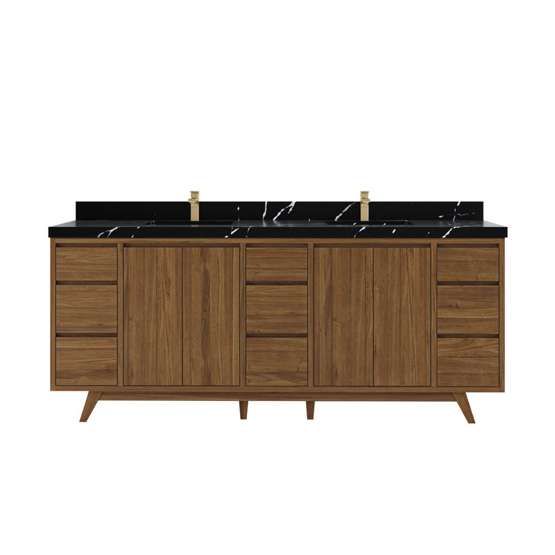 Ensemble de meuble-lavabo double 84 po