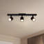 Arnold 3-Head Black LED Track Lights