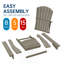 Chaise Adirondack en plastique Alvertia-772534706
