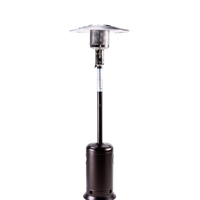 47000 Portable Wheels Outdoor Patio Heater, 88 Inch Standing Gas, Stainless Steel Burner For Garden, Yard, Party, Restaurant - Heater With Patio, 88-Inch Standing, Restaurant, Yard