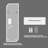65" X 21" LED Full Length Wall Mirror, Irregular Shape Design, 3-Color Dimmable Lighting, 5Mm Copper-Free Silver Glass, Hardwired Or Plug-In, For Entryway, Bedroom & Salon