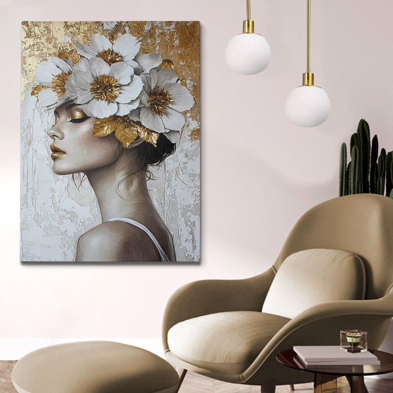 Decorative Canvas Painting, 27.6" H x 19.7" W