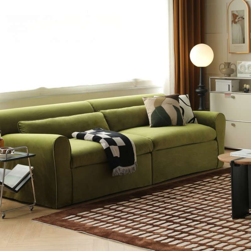 Canapé droit 3 places Retro Retro Green