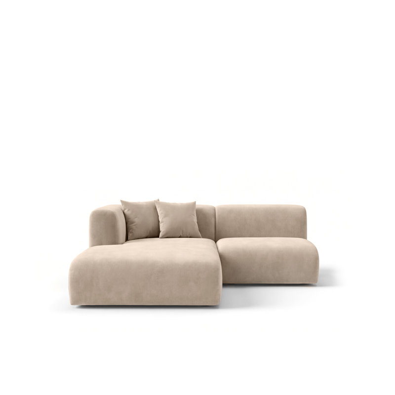 Velvet Sofa & Chaise, 2