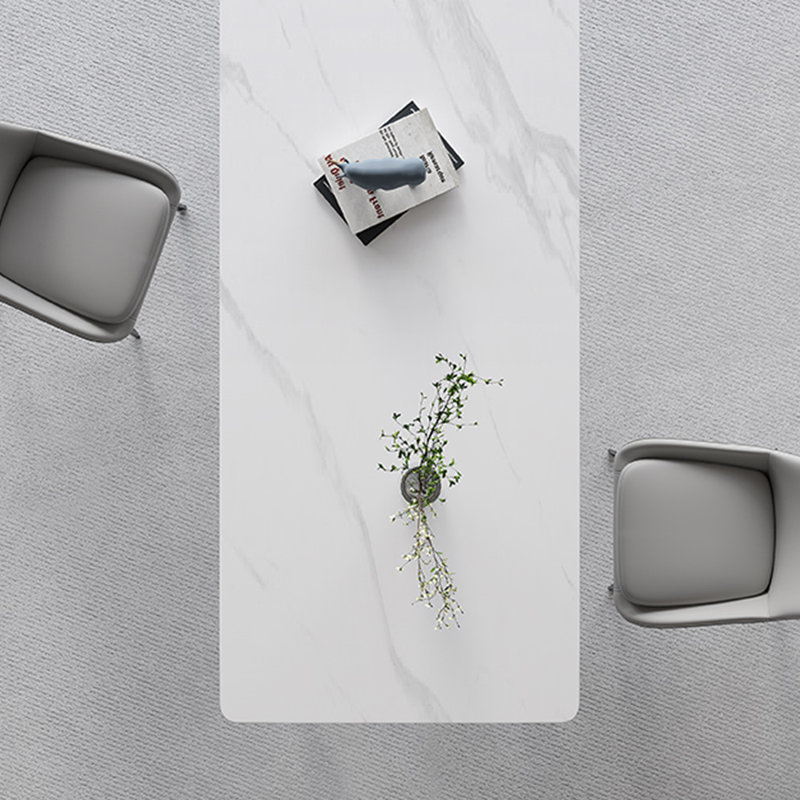 Natural-textured Stone Table with Spacious Space., 29.53"H x 55.12"L x 31.5"W