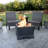 Square Steel Wood Burning Smokeless Fire Pit