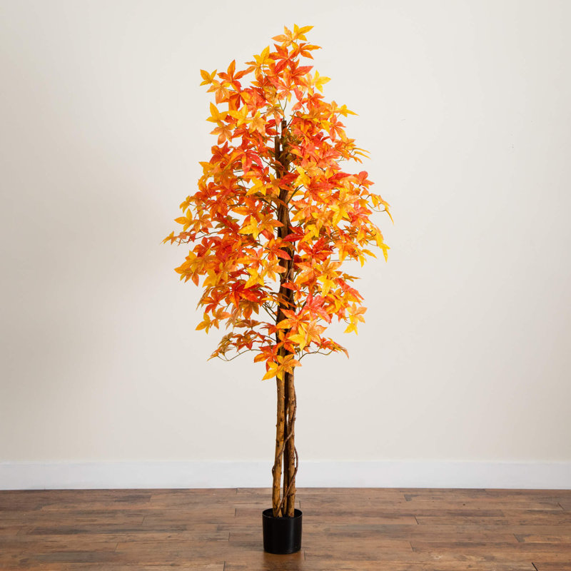 Arbre d'automne artificiel Autumn Deluxe, H 84 po x l 28 po x P 26 po