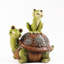 Statue de jardin grenouille et tortue