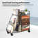 Sleek Compact Iron Storage Cart - Rolling Under-Desk Bookshelf With Easy Assembly And Painted Finish For Home & Office
