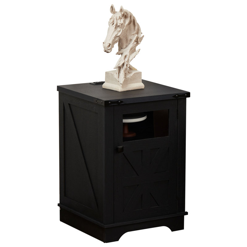 Table de chevet Romary, Noir