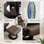 Fauteuil inclinable pivotant de luxe avec repose-pieds, massage par vibrations à 10 points et inclinaison réglable pour une relaxation ultime.-1772048235