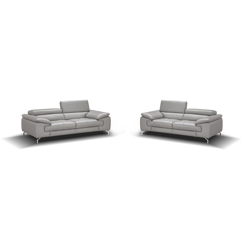 Ensemble de salon configurable en cuir Mayer