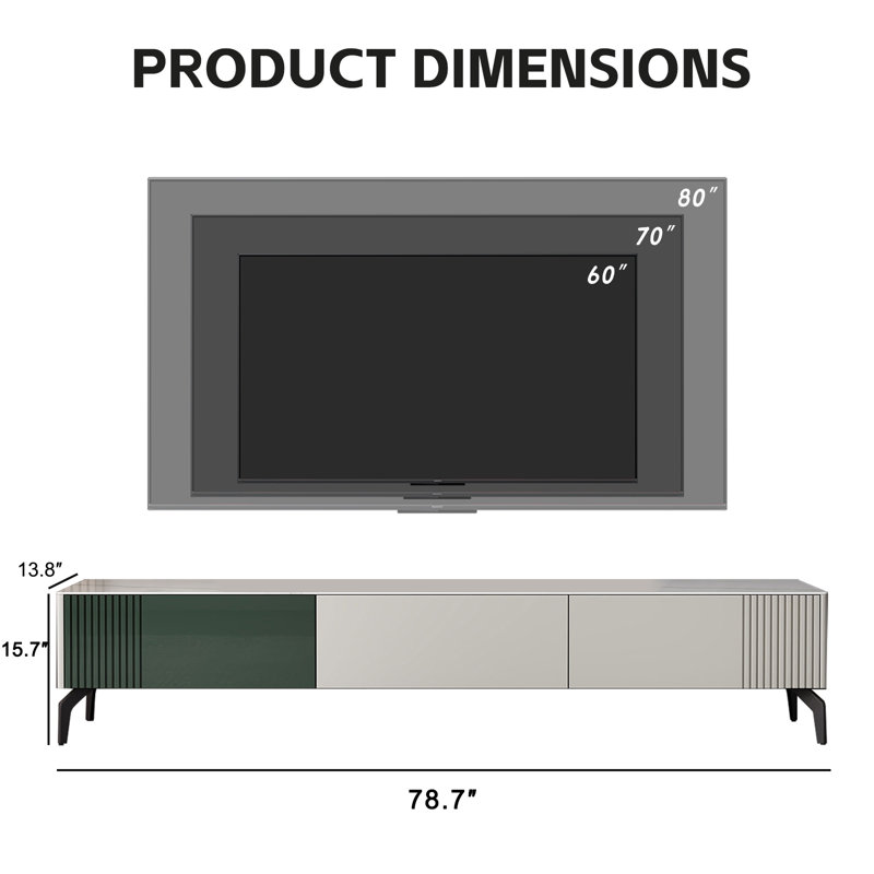 78'' Media Console