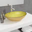 Metro Lane Adaryll 500 mm L x 370 mm W Glass Circular Sink-661428590