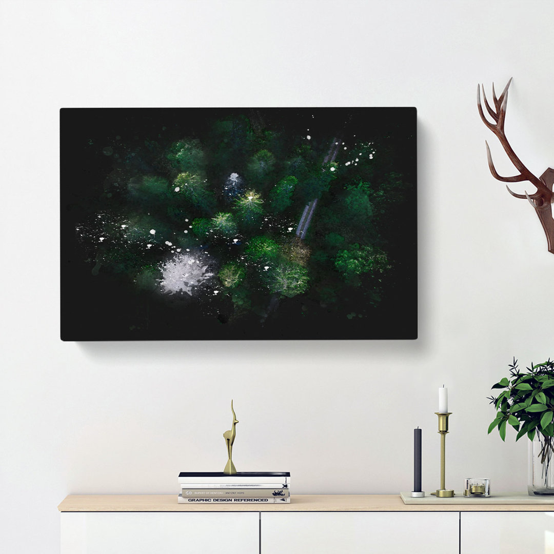 Green Forest N Sweden - Wrapped Canvas