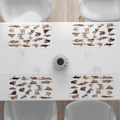 Polyester Abstract Rectangle Placemat