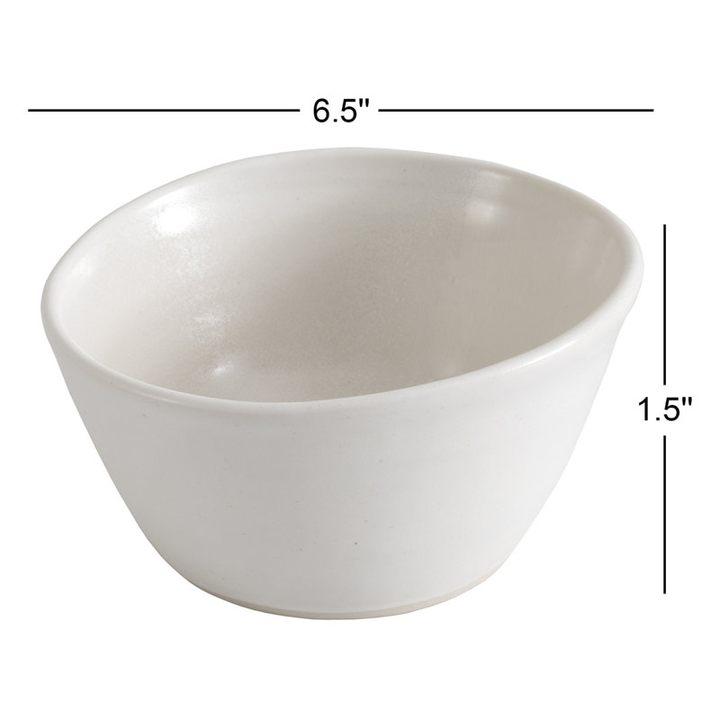 Cloude Terre Collection No 1 Serving Bowl, White