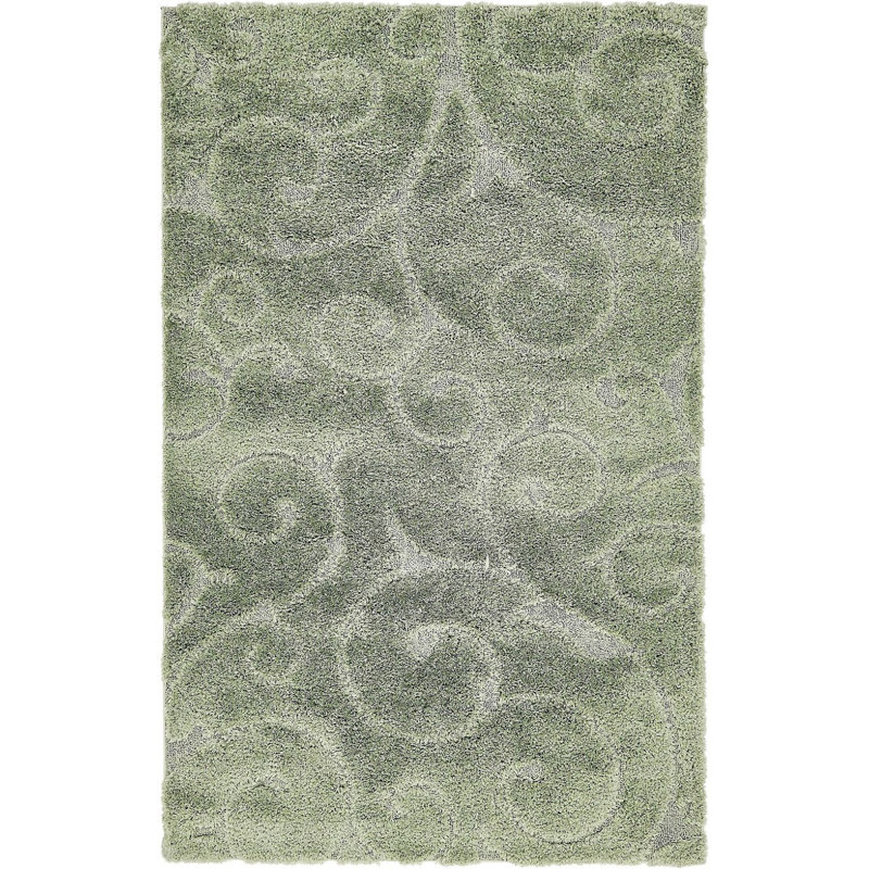 Tapis vert Vine, Rectangle 4 pi x 6 pi
