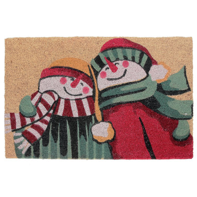 Tapis de porte Snowman