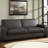 90.9 " Faux Leather Sofa-6583713