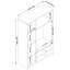 Berend 3 Door Manufactured Wood Wardrobe-2137518433