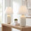 Lampe de table DEL en fer / gingembre minimaliste scandinave 24,5 po Elinore