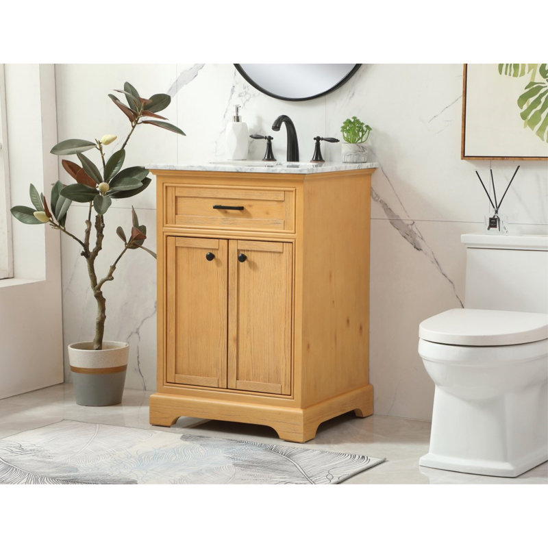 Ensemble de meuble-lavabo simple 24 po Hermes, Blanc