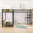 L-Shaped Twin Over Twin And Twin Bunk Bed With Built-In Desk, Ladder And Shelf