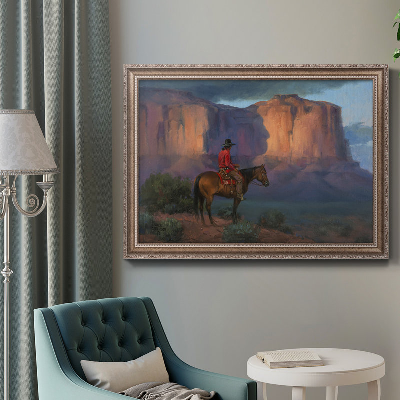 Navajo Shadows - Peinture sur toile encadrée, H 16 po x l 20 po x P 2,5 po