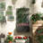 Metal Raised Garden Bed with Trellis for Climbing Plants, Freestanding or Wall Mounted Flower Bed with Privacy Panel, Outdoor Planter Box for Garden, Patio, Balcony