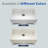 Platus Houzer Farmhouse Apron Front/Undermount 36 inch Fireclay Single Bowl Kitchen Sink-32984607