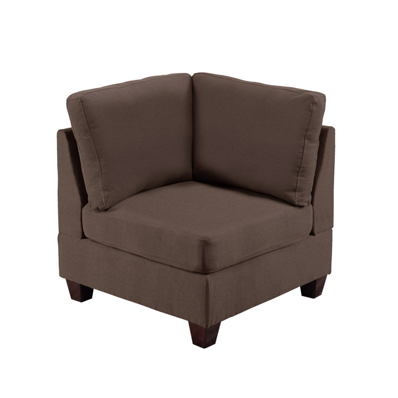 Canapé modulaire, canapé d'appoint, Brun clair